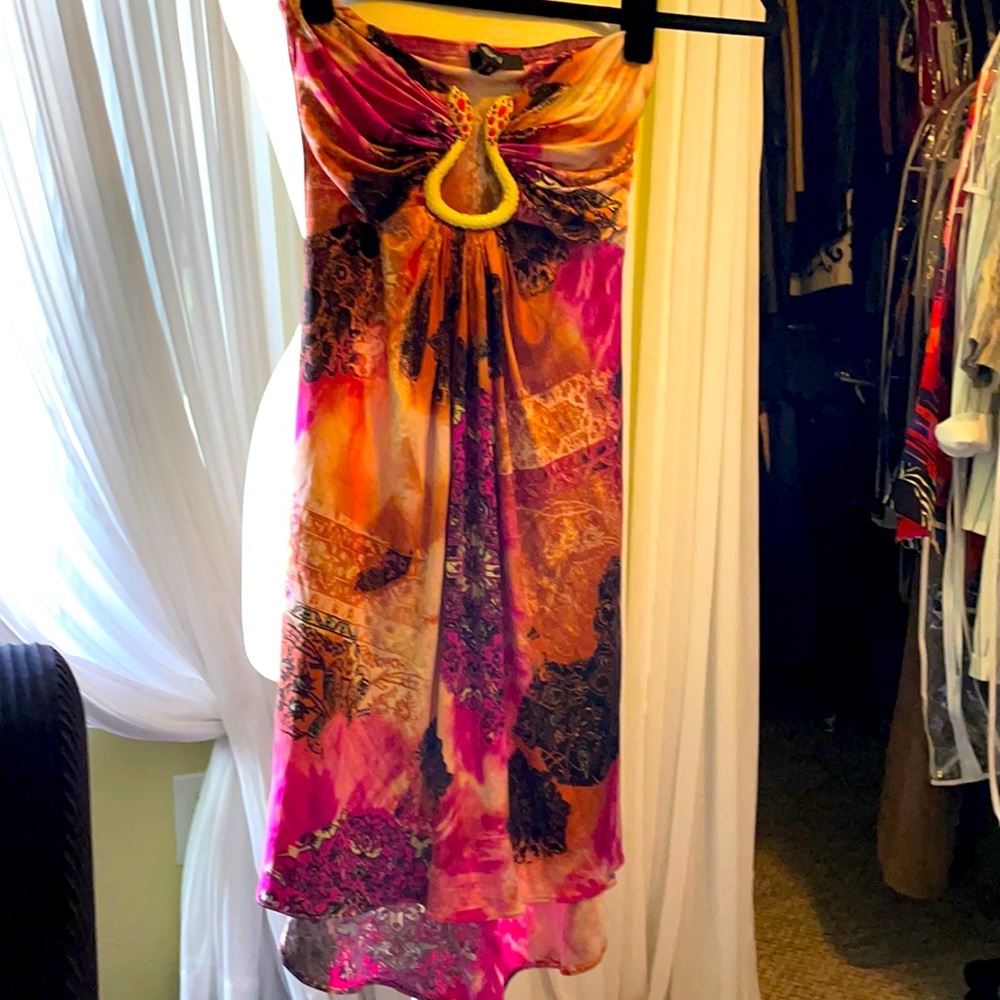 Strapless dress sz S